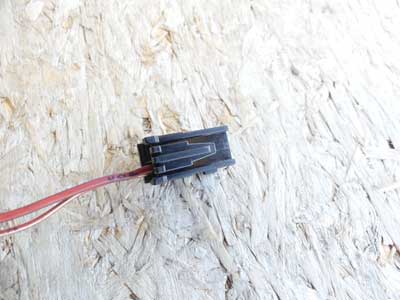 Mercedes Black 4 Pole 2 Wire Connector Plug 2 22054539285